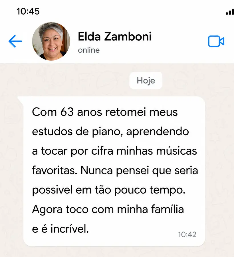 Avaliação no Google de Elda Zamboni sobre a Terra da Música